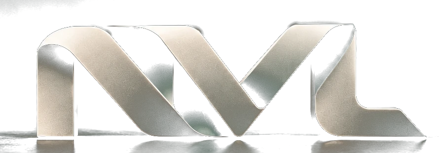 Three-dimensional NVL ribbon monogram